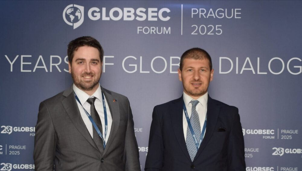 Türk Atlantik Konseyi Başkanı Av. Dr. Mustafa Veysel Güldoğan ve Genel Sekreteri Av. Emir Abbas Gürbüz GLOBSEC 2025 Forumu'na Katılım Sağladı